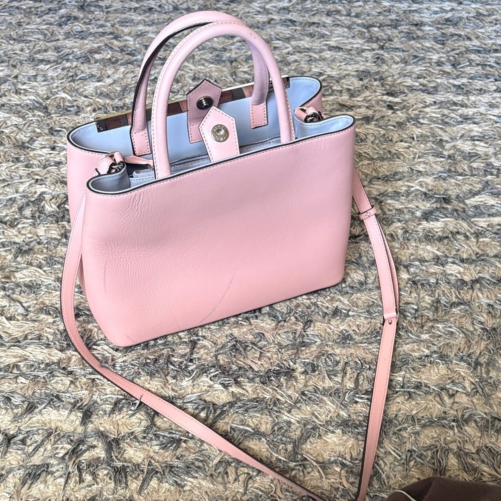 Fendi Light Pink Satchel Silver Hardware 8x11x5 - Picture 17 of 17